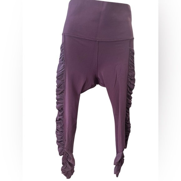 Athleta Mesh Me Up 7/8 High-Rise Leggings Plum Purple Small - Picture 2 of 12